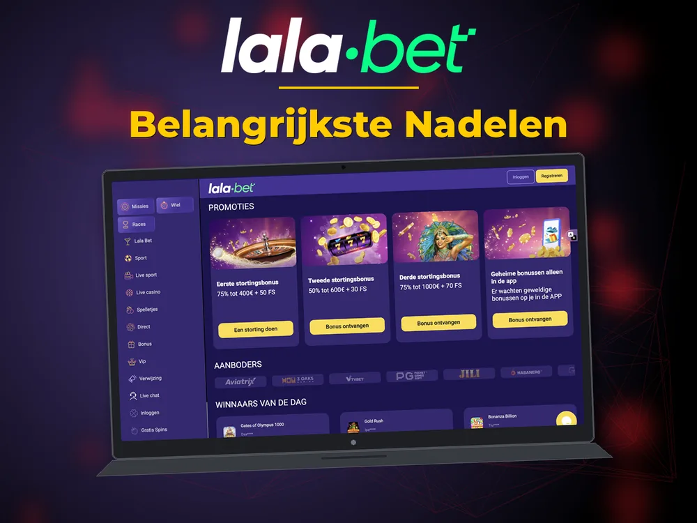 lalabet - Belangrijkste Nadelen