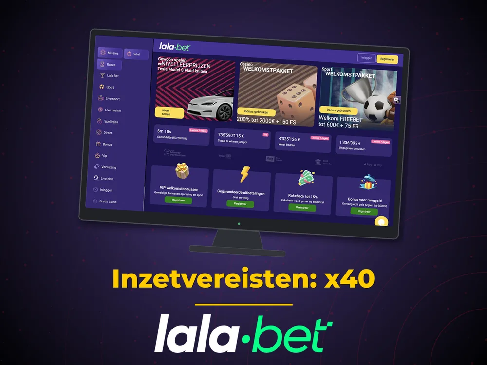 lalabet - Inzetvereisten: x40