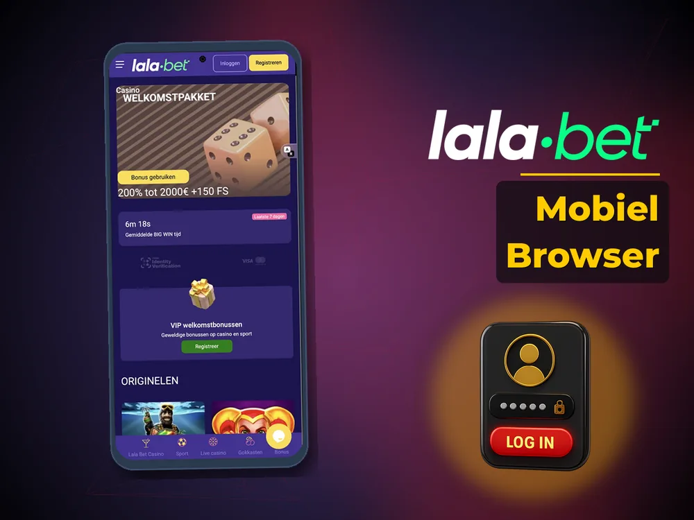 lalabet - Mobiel Browser